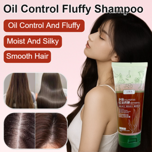Oil Control Fluffy Shampoo High Cranial Top Easy Control Wash AntiDandruff AntiItch Shampoo