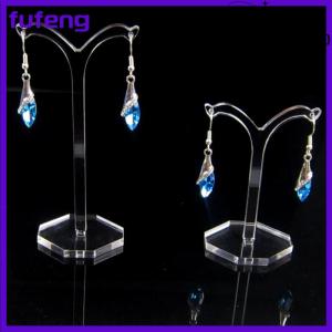 fufeng Acrylic Stud dangle Bông tai hiển thị giá đứng trang sức móc áo tổ chức chủ