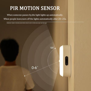 Warmtaste Led Wireless Body Motion Sensor Night Light USB Rechargeable Hanging Magnetic Cabinet Light Touch 5-Color Adjustable Dimming Study Reading Light for Room Bedroom Wardrobe Sleep Overnight Lamp