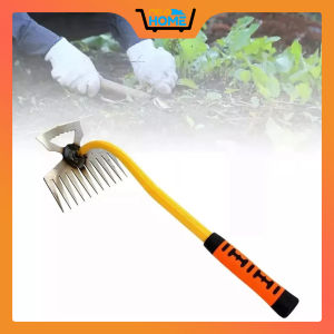 11Teeth Weeding Uprooting Tool Multi Purpose Kalaykay for Garden Grass Remover Tool Grass Rake