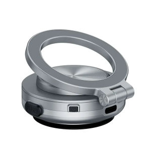 For Magnetic Vacuum Car Phone Holder Suction Cup Folding Universal Navigation Stand Bracket Compatible For iPhone/Xiaomi