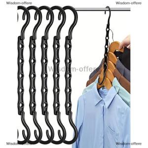 [COD] Wisdom-offere Space Saving Storage Hangers Multifunction Plastic Clothes Racks Rotary Organizer Hangers 5 Hole Magic Closet Wardrobe Organizer