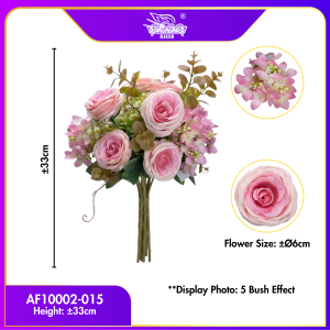 ARTIFICIAL ROSE DAHLIA / FLOWER BOUQUET / BUNGA PEONY / BUNGA HIASAN / HYDRANGEA ROSE / ARTIFICIAL FLOWER / AF10002