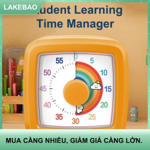 【LAKEBAO】 Trường trực quan hẹn giờ trẻ em trực quan hẹn giờ với ánh sáng ban đêm phụ kiện nhà bếp dừng đồng hồ kỹ thuật số Đồng hồ bấm giờ