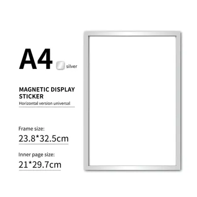 A4 Multi-function Photo frame Wall sticker DTI BIR Business permit Wall Magnetic Frame Magnetic