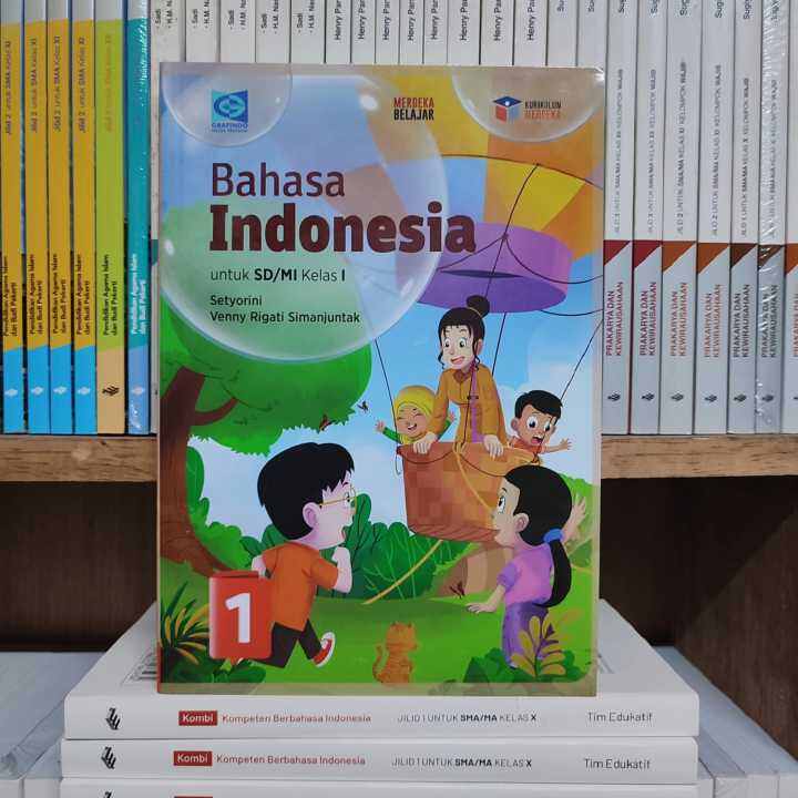 Buku Bahasa Indonesia Kelas 1 SD Grafindo Kurikulum Merdeka | Lazada ...