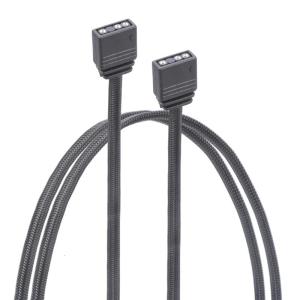 Flexible ARGB 3 Pin Extension Cable For LED Lighting And ARGB Fan Synchronization 30cm/60cm Long