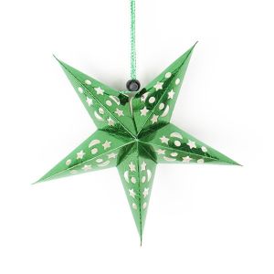 VINEY 30cm/45cm DIY Lampshade Wedding Christmas Party Ornaments Paper Star Festival Lantern Hanging Decorations