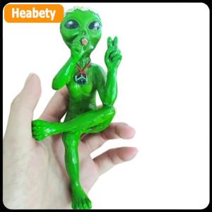 【2-3 days delivery】 Alien Resin Statue Ornament Alien Garden Sculptures & Statues Yard Best Art Decor For Indoor Outdoor Home Or Office Collectible Figurine Gift