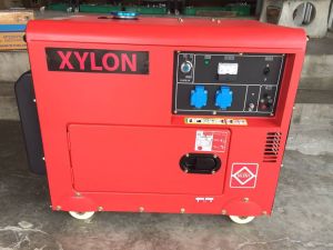 เครื่องปั่นไฟดีเซล รุ่นเก็บเสียง ขนาด 5000 วัตต์ 220V Silent Diesel Electric Generator ยี่ห้อ XYLON รุ่น XY6000-DS
