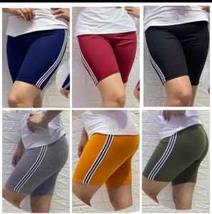 3 Pieces Bicycle Short Spandex Cotton Fit up to size XL Freesize