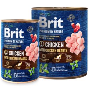 400g Brit Premium by Nature Wet Dog Food Can Dog Essentials All Stages Adult Puppy
