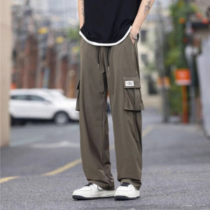 Celana Cargo Panjang Pria Hitam Korean Style Remaja Celana joger Big Size Pria Oversize Karet Celana Kargo Panjang waterproof Premium