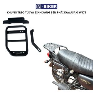 Khung Treo Túi Hông Nhỏ Và Bình Xăng Dự Phòng Cho Kawasaki W175