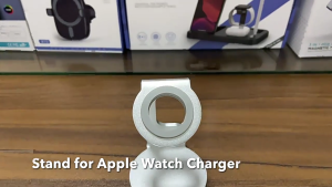 Metal Desk Holder for Wireless Watch Aluminum Stand Bracket Dock Cradle Replacement Accessories