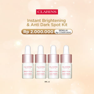 [Clarins Set] CLARINS Bright Plus Fresh Ampoule 4X8ML - SAVE 22% anti flek hitam dan pencerah wajah