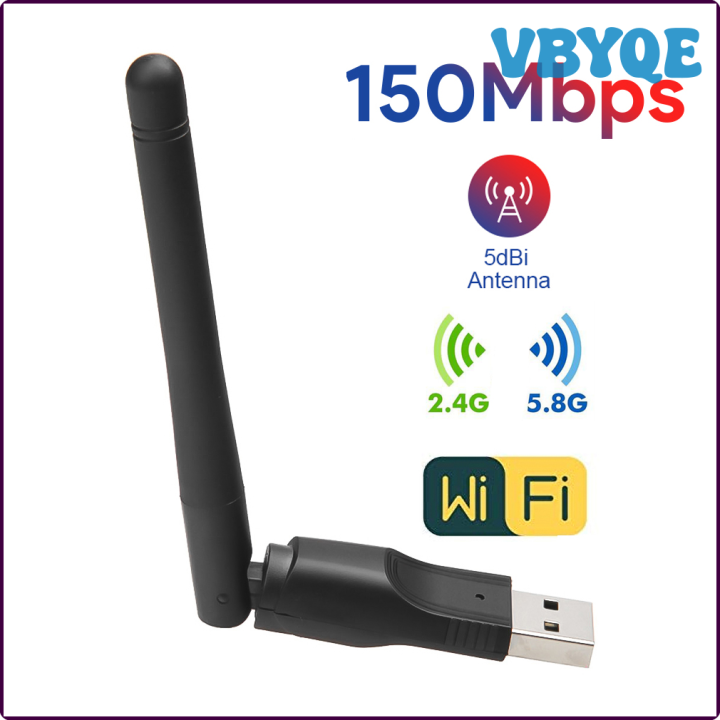 Vbyqe 150mbps Draadloze Usb Wifi Adapter Wi Fi Antenne Adapter Usb 20 Wifi Netwerkkaart Lan 3092