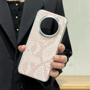 Case For Honor Magic 7 Pro Case Fashion Design Sense Leather Silicone Back Cover For Magic7 7Pro 5G Electroplate Frame Bumper