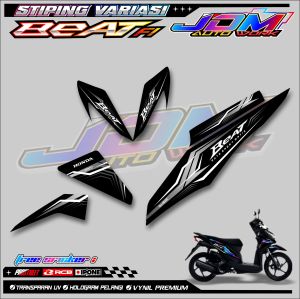 STRIPING VARIASI MOTOR BEAT FI / STICKER LIST MOTOR HONDA BEAT FI
