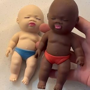 13cm Black Doll Natasha Pinch Fun Squishy Soft Human Doll Slowly Rebound Stress Relieving Toy Stress Relieving For Gifts