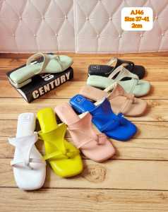 ABBUSHOES Aj 46 sendal wanita hak tahu biyon 3cm 37/41