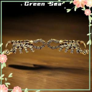 Green sea 1 Piece Funny Ant Scorpion Crafts Solid Brass Insect Beetles Figurines Collection Desktop Small Ornament Home Decoration