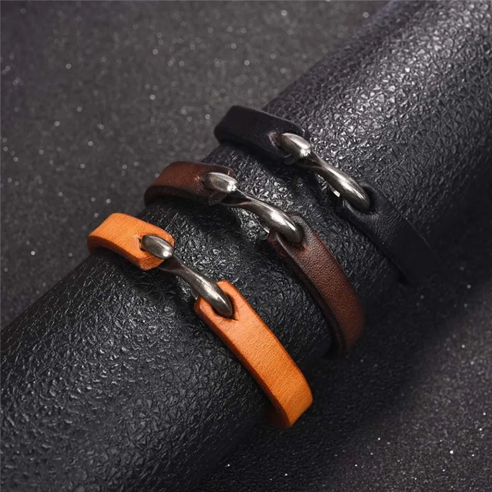 Leather Hook Bracelet