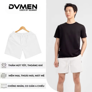 Quần Short Kaki Dù DVMEN lên dáng Trên Gối Bản Nâng Cấp Đường May Không Nhăn Không Bai Xù
