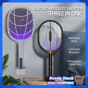 3 IN 1 Mosquito Swatter Electric Mosquito Killer Lamp USB Rechargeable Anti-electric Shock Net Household Outdoor Trap Anti Mosquito Flies | Gaben Home