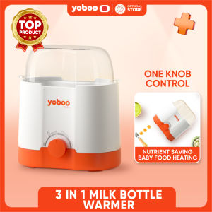 Yoboo 3-in-1 Electric Milk Bottle Warmer Heater Bottle Steam Sterilizer Food Warmer Easy To Use