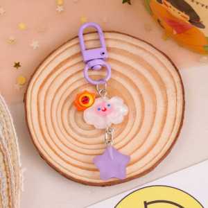 Gratis Semua - Aksesoris Gantungan Kunci Kartun / Bintang Awan Kilat