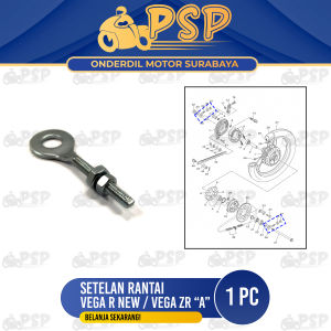 Setelan Rantai Vega R New "A" (Harga Per 1 PCS) - Stelan Rante Anting Anting Chain Adjuster