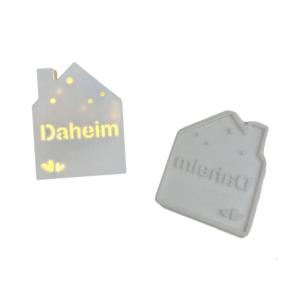 Flexible Silicone Mold for Night Lamp Festival Decoration Mold Decorative House Shaped Light Mould Making Tool