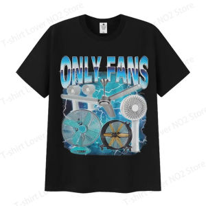 [Local Stock] HBESTY  Funny Only Fans Meme T-Shirt Men Women Summer Cozy Short Sleeve T-Shirts Retro O-Neck Clothing High Quality T Shirt Tops