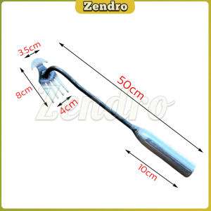 ZEO Manual Weeding Puller Tool Handheld Weeding Tool Garden Hoe and Rake