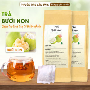 Trà bưởi non túi lọc hỗ trợ giảm cân mỡ máu tiểu đường detox thanh lọc cơ thể