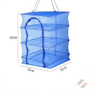 Fish Dishes Dryer Fishing Net (3-Layer) Hanging Net Vegetable
