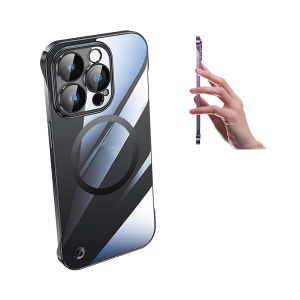 ANANK Colnel Case for iPhone 14 Series Transparent Borderless Magnetic Ultra Slim Cover for iPhone 14 Series (2022)