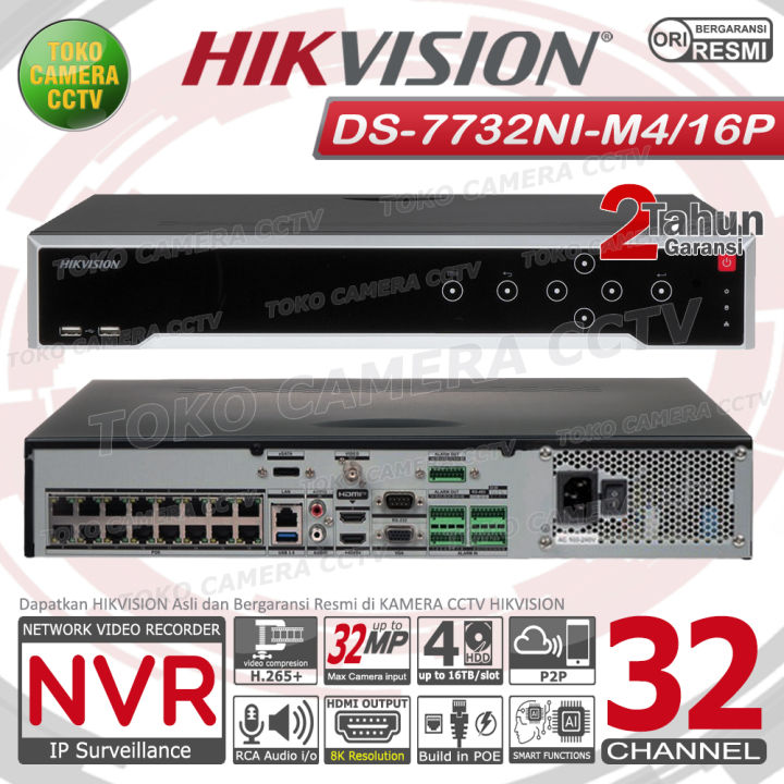 32 Channel Dvr Embedded Net Dvr Hikvision Hikvision 32-Channel 5MP