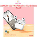 MOXOM MX-TW30 tws Bluetooth V5.3 Earphone Hifi Stereo Wireless Headphones - WHITE. 