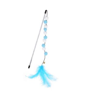 Tongkat Tikus Mainan Kucing Bulu Warna Stick Interaktif Cat Toys Mainan Hewan