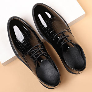Fashion Mens Business Leather Shoes For Men Formal Black Shoes For Men Casual Office School Shoes For Men Student 39-45