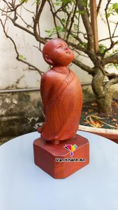 Tượng chú tiểu mini vạn sự tùy duyên - Tượng Phong Thủy - Trang Trí Nhà Cửa Decor - Quà Tặng Tân Gia Khai Trương Ý Nghĩa - Quà Tặng Gỗ Mỹ Nghệ