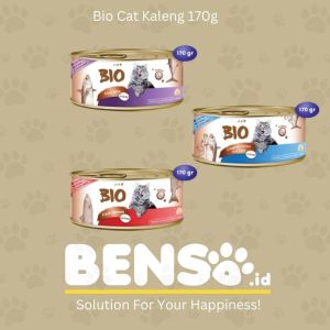 Makanan Kucing - Makanan Basah Kucing Bio Cat Kaleng Can Cat Wet Food 170gr Rasa Chicken Tuna