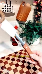 [Giá Hủy Diệt] Dao Bào Gọt Inox Cán Gỗ Sang Trọng  Bào Sợi Nhanh – Gọt Cực Mượt – Tiện Dụng Nhà Bếp