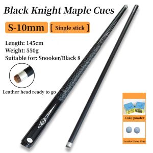 Carbon Fiber Cue Stick 58" Pool Cue Sticks Dark Black Men 10/11/13mm Tip Billiard Cue Stick 3D Printed Non-slip Grip Professional Low Deflection Pool Sticks【In Stock】