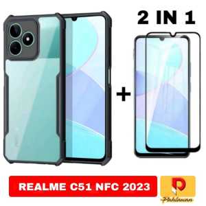 PAKET 2 IN 1 CASE REALME C51 NFC / REALME C30 SOFT HARD CASE SUPER SLIM EXCELLENT