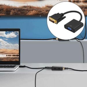 Nhỏ gọn DVI D để Cáp VGA cho đầu ra video chất lượng cao trên màn hình và máy chiếu hiệu suất cao lên đến 1080p @ 60Hz