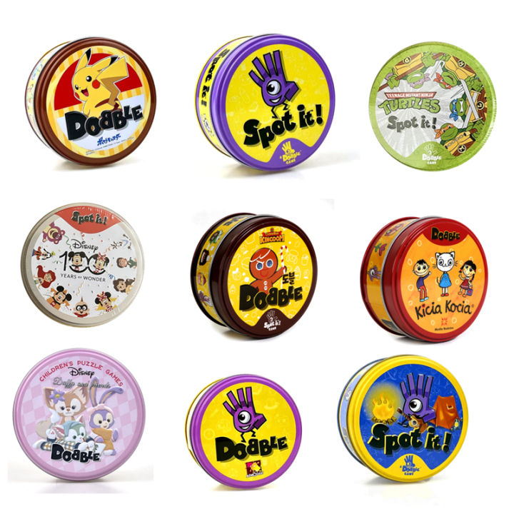37 Styles Dobble Board Game Spot It Game Multiplayer Party Game Camping