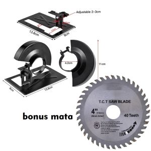 Stand Holder Dudukan Gerinda + Cover PLUS Circular Saw Blade Mata Circle Mata Gergaji Kayu